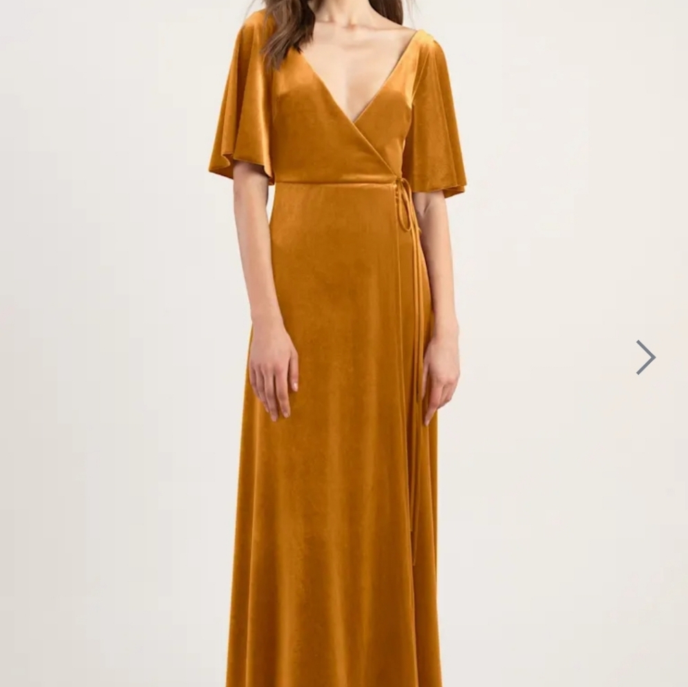 Jenny Yoo Marin Velvet Wrap Dress